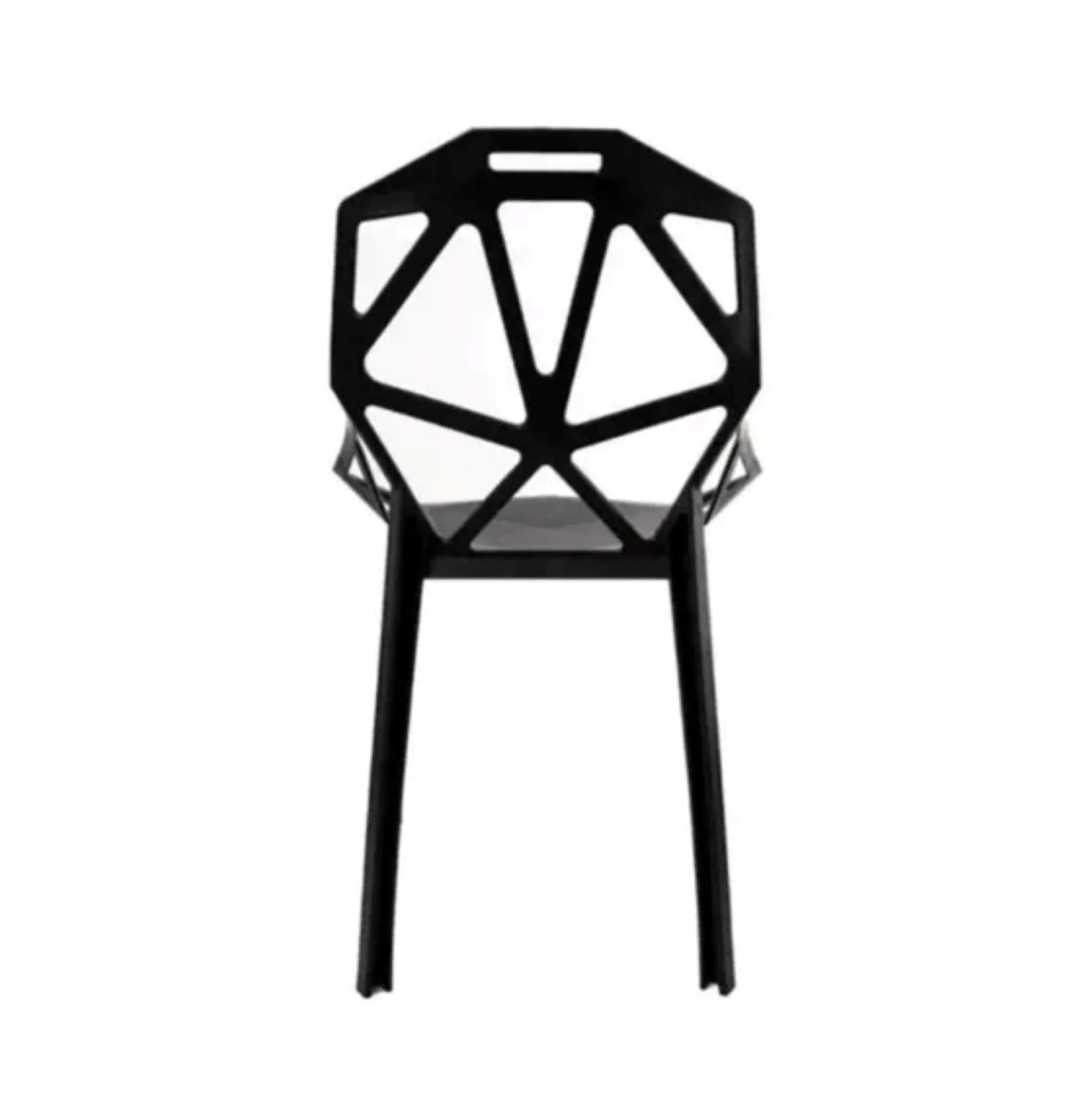 CADEIRA PENELOPE POLYPLAST PRETA - Imagem 3