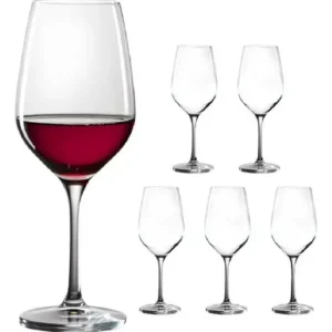 JOGO 6 TAÇAS VIDRO PARA VINHO STRIX 450ML