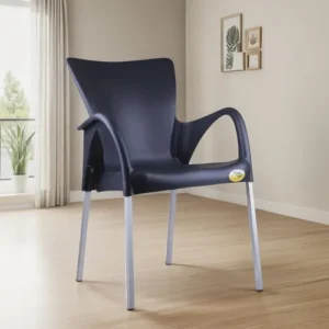 CADEIRA SETUBAL COM BRAÇO 56X52X83 PRETO