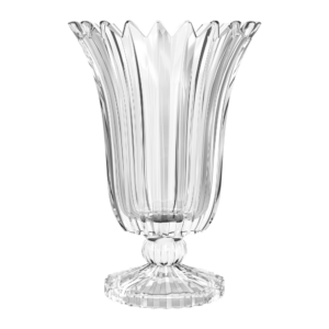 VASO EM VIDRO BRASILIA 24,3CM TRANSPARENTE