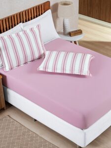 JOGO CAMA CASAL 03 PEÇAS MALHA MICROFIBRA HOME LAND