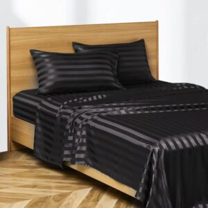 JOGO CAMA QUEEN 3 PEÇAS STRIPES MICROFIBRA COLORIDO