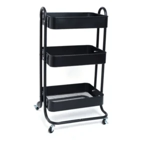ORGANIZADOR COM 3 BANDEJAS PRETO XPLAST