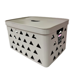 ORGANIZADOR COM TAMPA TRIANGULOS 34,5L