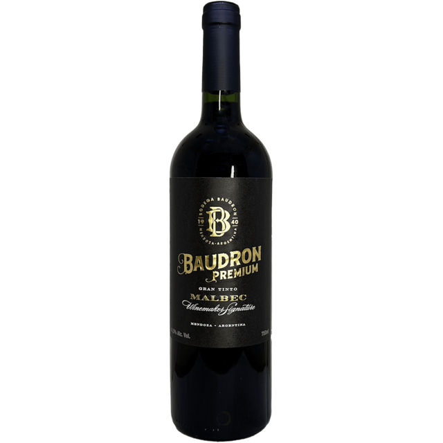 VINHO TINTO GRAN PREMIUM BAUDRON MALBEC 750ML