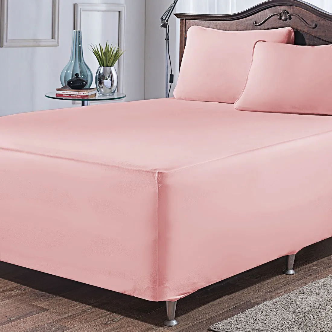 JOGO CAMA KING 03 PEÇAS MALHA SORTIDO - Imagem 2