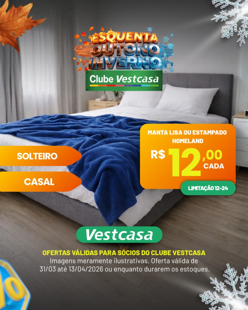 MANTA CASAL E SOLTEIRO LISA OU ESTAMPADO