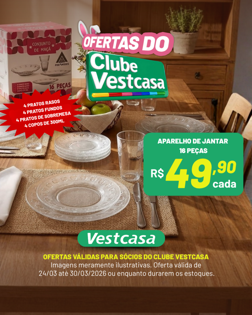 APARELHO DE JANTAR 16 PEÇAS