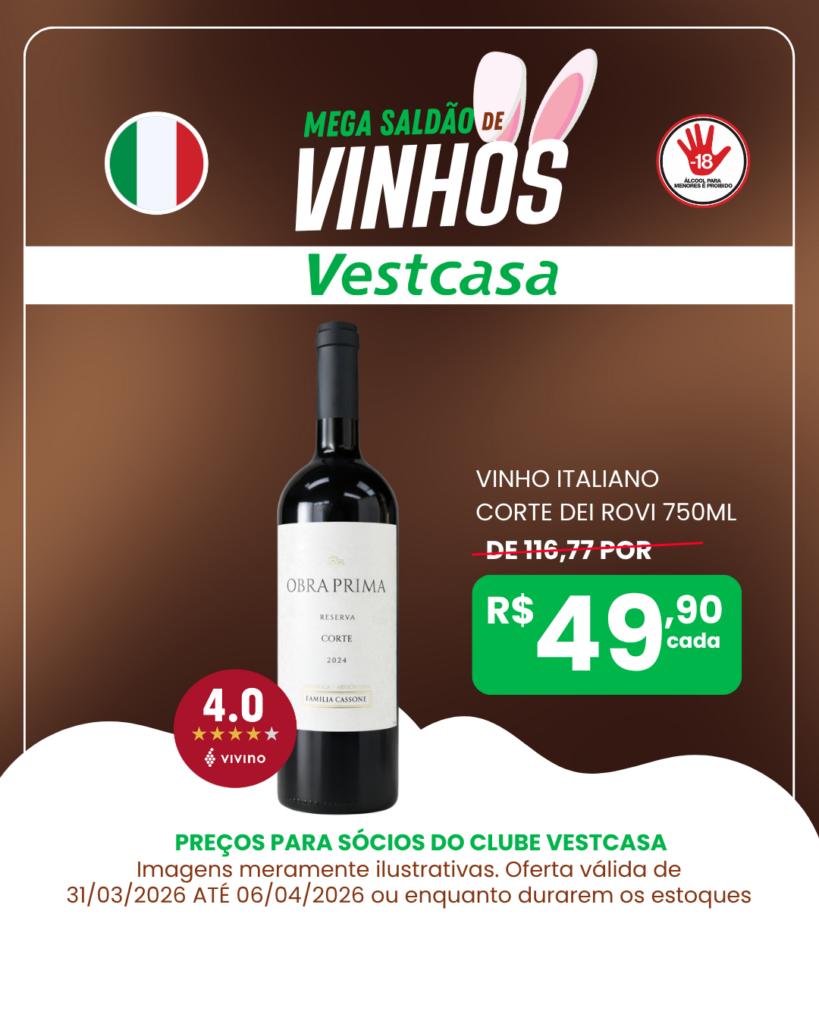 VINHO ARGENTINO OBRA PRIMA RESERVA CORTE  750ML