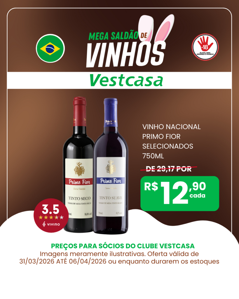 VINHO NACIONAL PRIMO FIOR 750ML