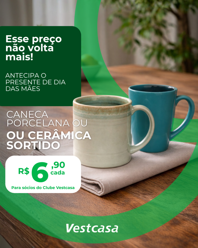CANECA DE PORCELANA OU CERÂMICA SORTIDO