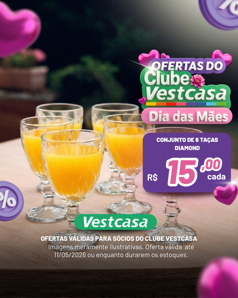 CONJUNTO 6 TAÇAS DIAMOND 340ML