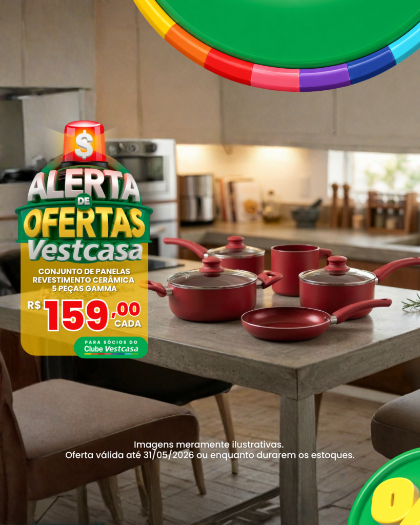 CONJUNTO DE PANELAS REVESTIMENTO CERÂMICA 5 PEÇAS GAMMA