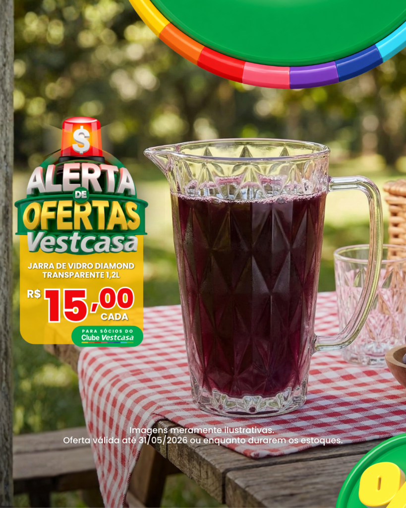 JARRA DIAMOND TRANSPARENTE 1,2L