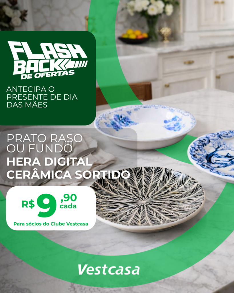 PRATO RASO OU FUNDO HERA DIGITAL SORTIDO