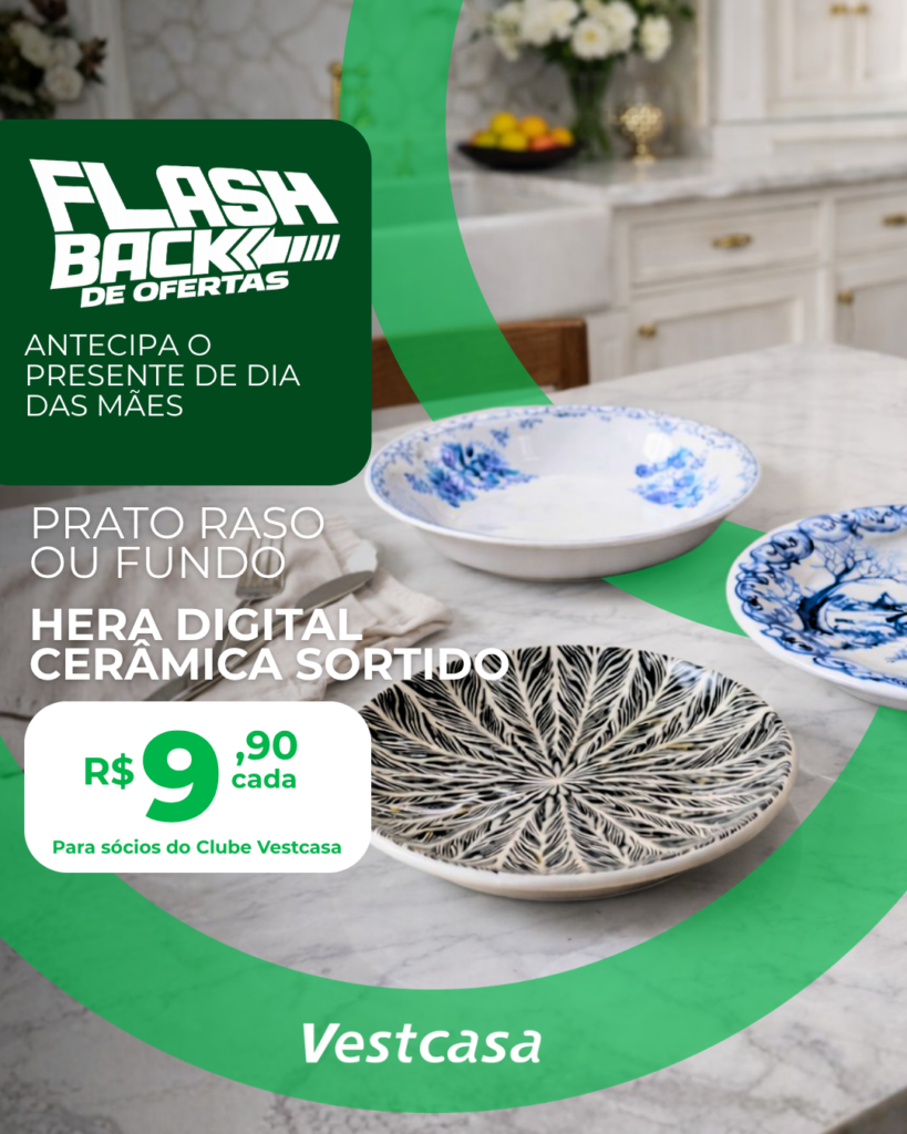 PRATO RASO OU FUNDO HERA DIGITAL SORTIDO