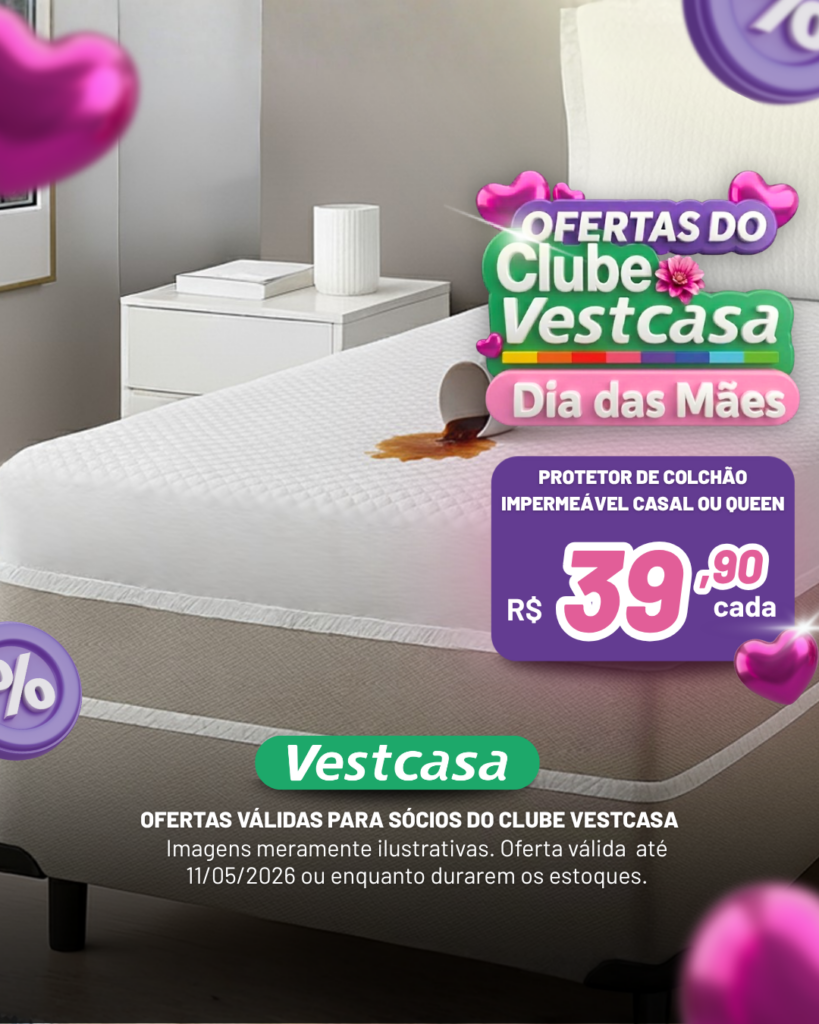 PROTETOR DE COLCHÃO IMPERMEÁVEL CASAL OU QUEEN