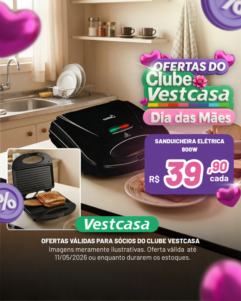 SANDUICHEIRA ELÉTRICA 800W BELAKAZA 127V OU 220V