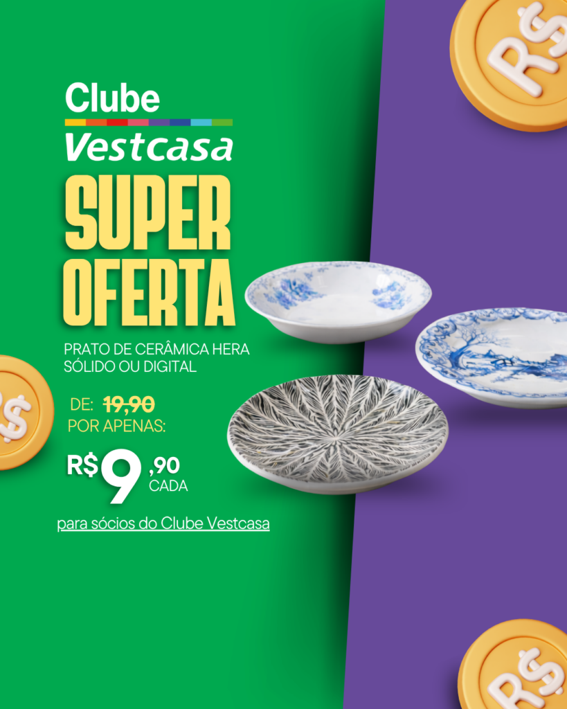 PRATO DE CERÂMICA HERA DIGITAL