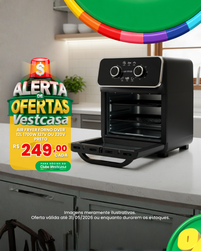 AIR FRYER FORNO OVER 12L