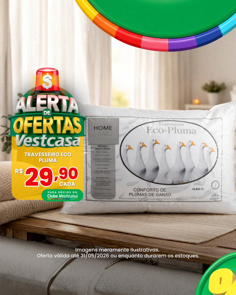 TRAVESSEIRO ECO PLUMA